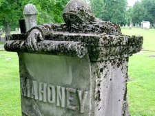 Creepy Grave Marker Mt Olivet Cemetery