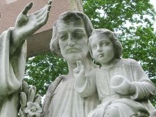 Fother and Son Grave Monument Mt Olivet Cemetery