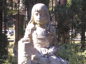 Gracie at Bonaventure Cemetery Savannah Georgia