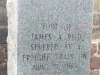 James Reid Severed Foot Grave Salisbury N. Carolina