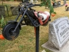 Nelson, BC Cemetery Motorcyclist  Grave Marker