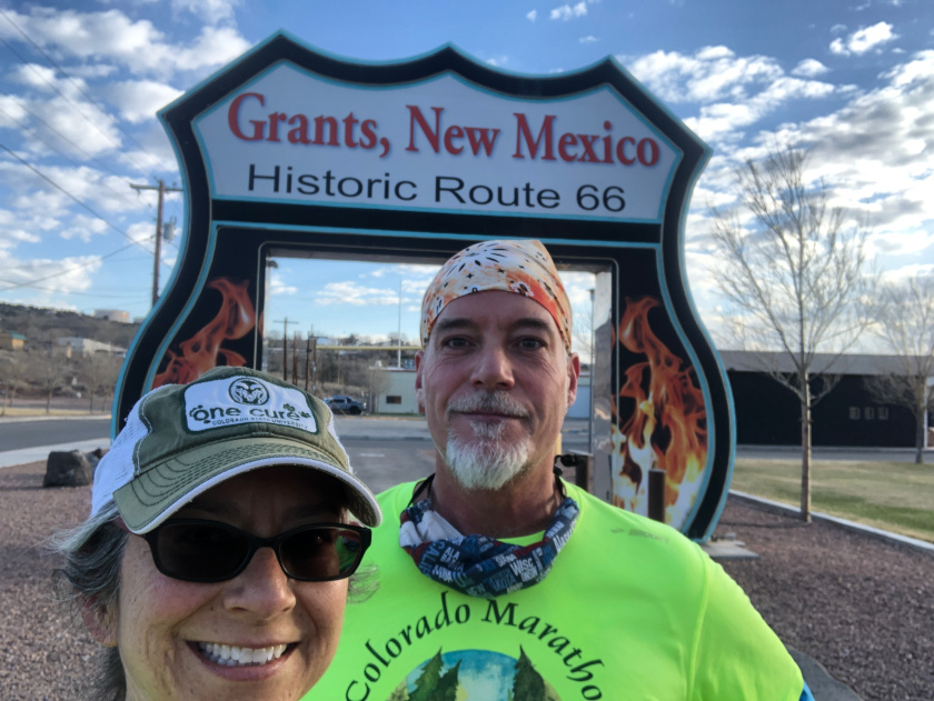 Route 66 sign Grants New Mexico