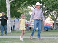 Skinny little cowgirl at the T or C Fiesta