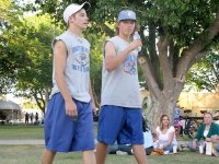 The Tiger Studs of T or C strut their stuff at the Fiesta