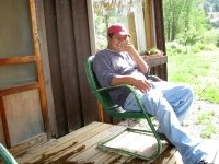 Workamper Gallo on the job at Vickers Ranch