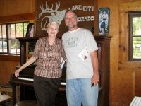 Jim plays Amazing Grace on Harmonica with Marie on Piano