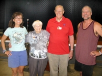 Escapees Founders Joe and Kay Peterson with Jim and Rene