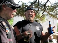 Brotherhood having a good time at Luckenbach