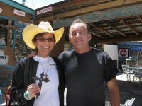 Rene and Chimayo Chile Man Carlos Medina