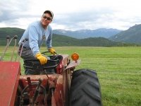 Paul Vickers Haying the Upper Ranch