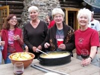 Vickers Ranch Hamburger Cookout Pretty Ladies