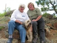 Carole Robin and Falcon visit Jerry's Acres