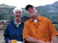 Ann and Jim at Vickers Ranch Burger Night