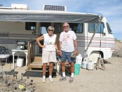 Long Term Slab City Senior RV Neighbors
