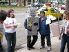 fort collins artwalk robot drunkard