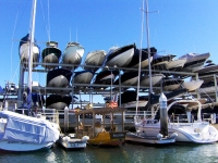 Bali Boa at the Newport Beach Harbor Boat Storage