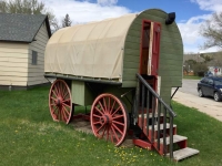 The First RV -  RV Sheep Wagon Carbon County Museum