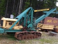 Old Earth mover at Jade City Cassiar Mountain Jade Store