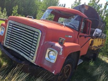 Old International Truck at Burwash Landing, Yukon