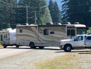 Class A Focker Towing Travel Trailer