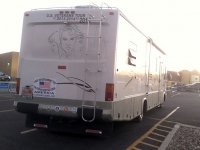 Moody Blues RV at Wyoming Walmart