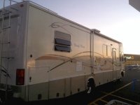 Moody Blues RV at Wyoming Walmart