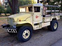 Cool old truck seen in Hot Springs, Montana