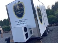 Queen of Thrones Portable Toilet Trailer