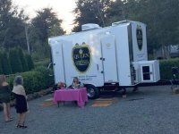 Queen of Thrones Portable Toilet Trailer