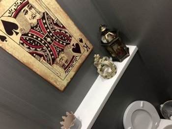 Queen of Thrones Portable Toilet Trailer