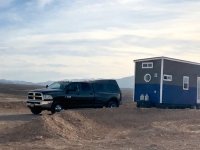 Tiny Home towed to Lake Mead, Nevada