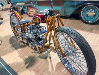 Laid Back Custom Chopper at SEMA 2018