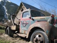 Old West wrecker truck in Silverton, CO
