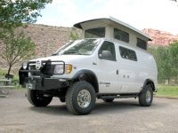 Sportsmobile Adventure van Conversion at Capitol Reef Campground