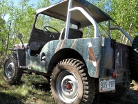 The Goat - Old painted Willys on Gold Hill at Vickers ranch