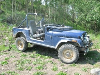 Old Blue the Vickers Ranch AMC Jeep at Lake Emma Jean