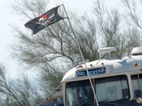 Big Bertha Pirate Bus on the Slabs
