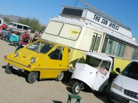 Electric Car Powered by Off Grid Solar Mike at Slab City