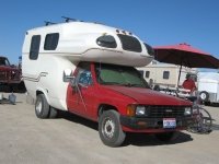 Slab City Toyota Camper at Niland Flea Market