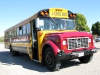 The Cool Bus in Niland Tomato Festival Parade