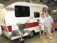 Retro Shasta trailer and NuRVers