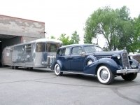 Classic Cadillac and Spartan Trailer