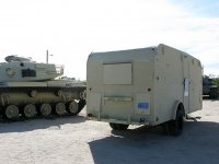 Military Travel Trailer at General Patton Museum Tank Garden