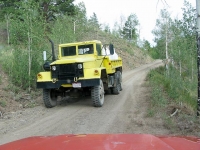Vickers Upper Ranch Road Mine Ore Truck Jeep Encounter