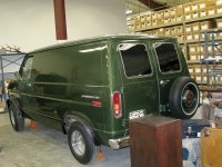 Blue Highways Ghost Dancer Van at MSU Museum of Anthropology