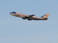 Air Force One Takes Off From SFO
