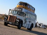 Hippie Bus at the Slabs