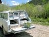 Dude ranch housekeeping vehicle