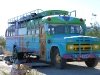 Rainbow Hippie Bus Boondocking at The Slabs