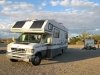 Solar RV Powered Electric Charges Car